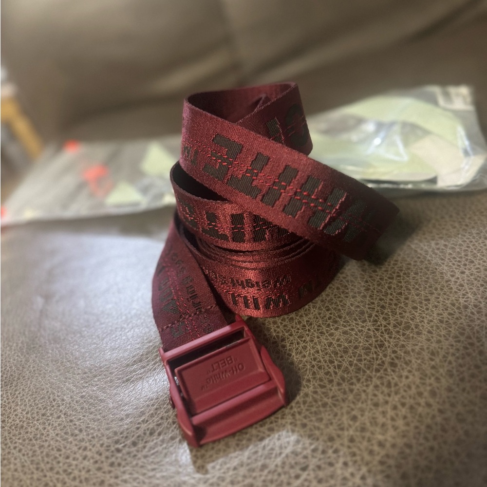 Off-White Red Belt - Picture 3 of 6